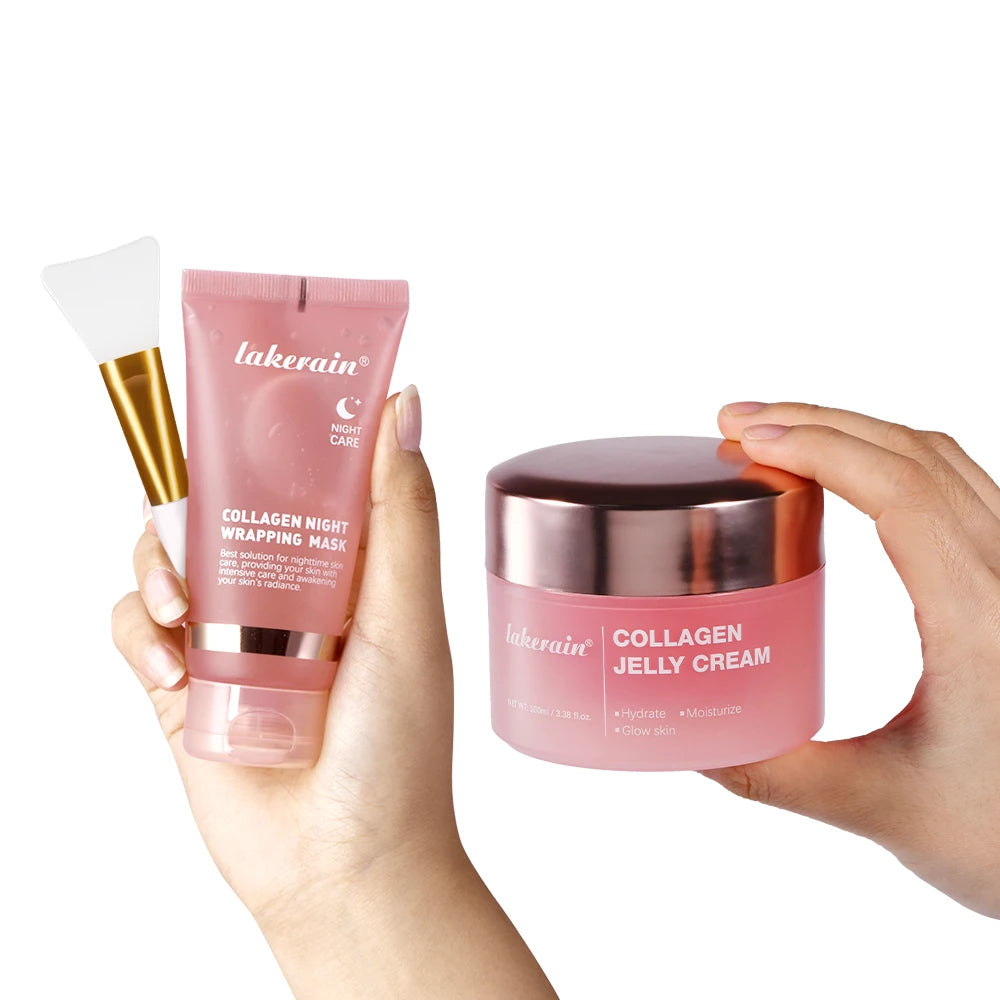 Collagen Peel-off Mask Jelly Night Wrapping Facial Mud Firming mask Daily Face Skincare Deep Cleaning Skin-Peeling Off Covers