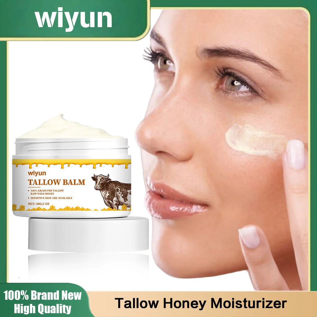Face Hydrating Cream Beef Tallow Skincare Nourish Skin Lighten Fine Lines Firming Brighten Moisturizing Enhance Skin Elasticity